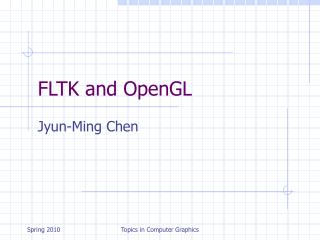 FLTK and OpenGL