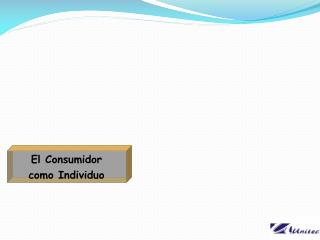 El Consumidor como Individuo