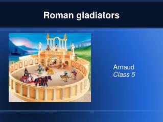 Roman gladiators