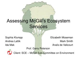 Assessing McGill’s Ecosystem Services