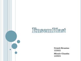 Criniti Brunino 137972 Misale Claudia 137973