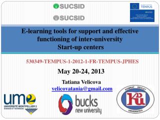 E-learning tools for support and effective functioning of inter-university