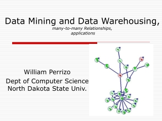 Data Mining and Data Warehousing, many-to-many Relationships, applications