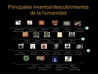 Principales inventos/descubrimientos de la humanidad