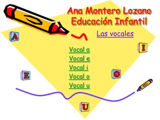 Ana Montero Lozano Educación Infantil