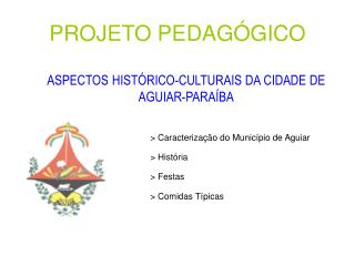 PROJETO PEDAGÓGICO