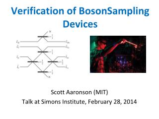 Verification of BosonSampling Devices