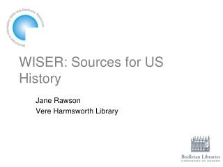 WISER: Sources for US History