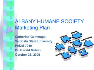 ALBANY HUMANE SOCIETY Marketing Plan