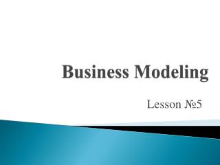 Business Modeling