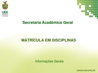 Informações Gerais