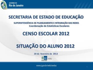 SECRETARIA DE ESTADO DE EDUCAÇÃO