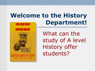 Welcome to the History Department!