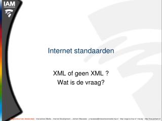 Internet standaarden