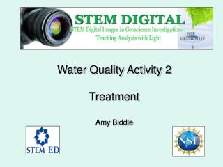 Water Quality Activity 2 Treatment Amy Biddle
