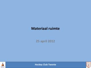 Materiaal ruimte