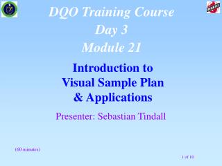 Introduction to Visual Sample Plan &amp; Applications