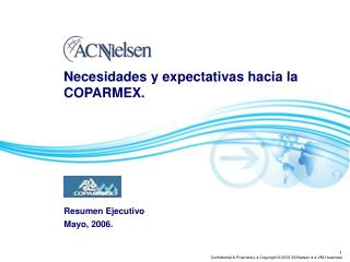 Necesidades y expectativas hacia la COPARMEX.