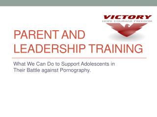 Parent and Leadership Training