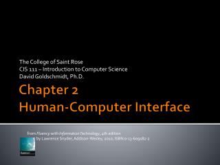 Chapter 2 Human-Computer Interface