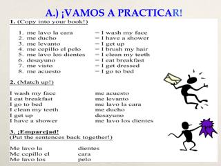 A.) ¡VAMOS A PRACTICA R!