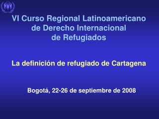 Bogot á , 22-26 de septiembre de 2008