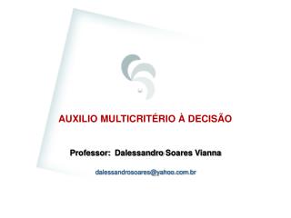 AUXILIO MULTICRITÉRIO À DECISÃO