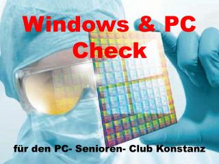 Windows &amp; PC Check