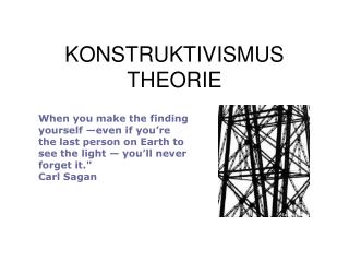 KONSTRUKTIVISMUS THEORIE