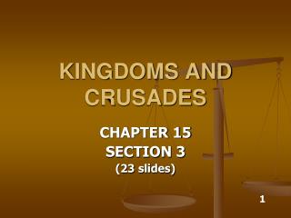 KINGDOMS AND CRUSADES