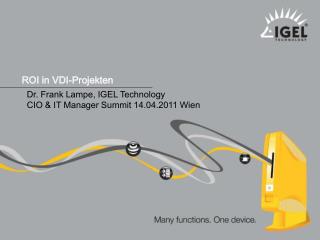 ROI in VDI-Projekten