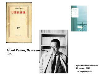 Albert Camus, De vreemdeling (1942)