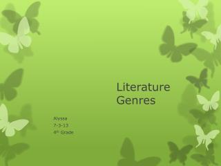 Literature Genres