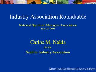 Industry Association Roundtable