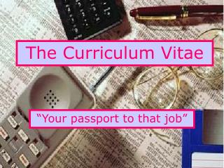 The Curriculum Vitae