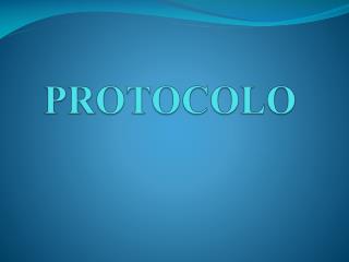 PROTOCOLO