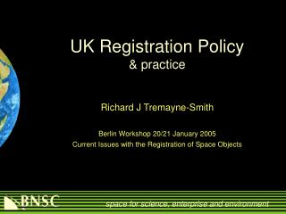 UK Registration Policy &amp; practice