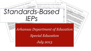 Standards-Based IEPs