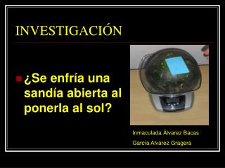 INVESTIGACIÓN