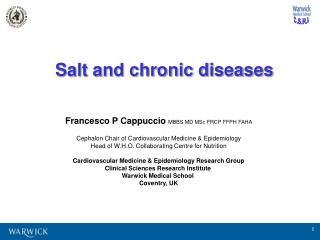 Salt and chronic diseases