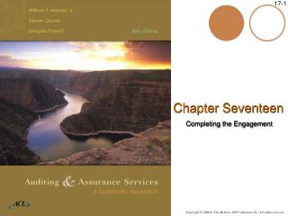 Chapter Seventeen Completing the Engagement