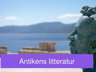 Antikens litteratur