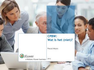 CPBW: Wat is het (niet)?