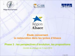 Étude concernant la restauration dans les lycées d’Alsace