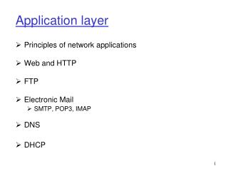 Application layer