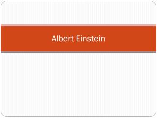 Albert E instein