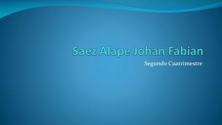 Saez Alape Johan Fabian