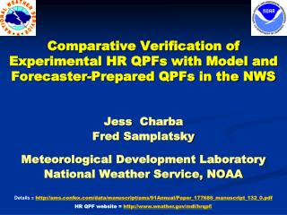 Jess Charba Fred Samplatsky Meteorological Development Laboratory
