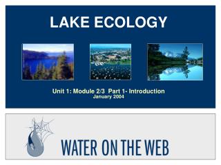 LAKE ECOLOGY