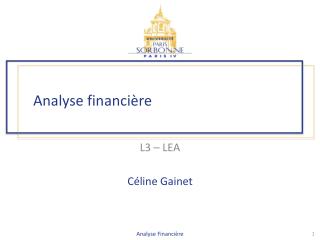 Analyse financière